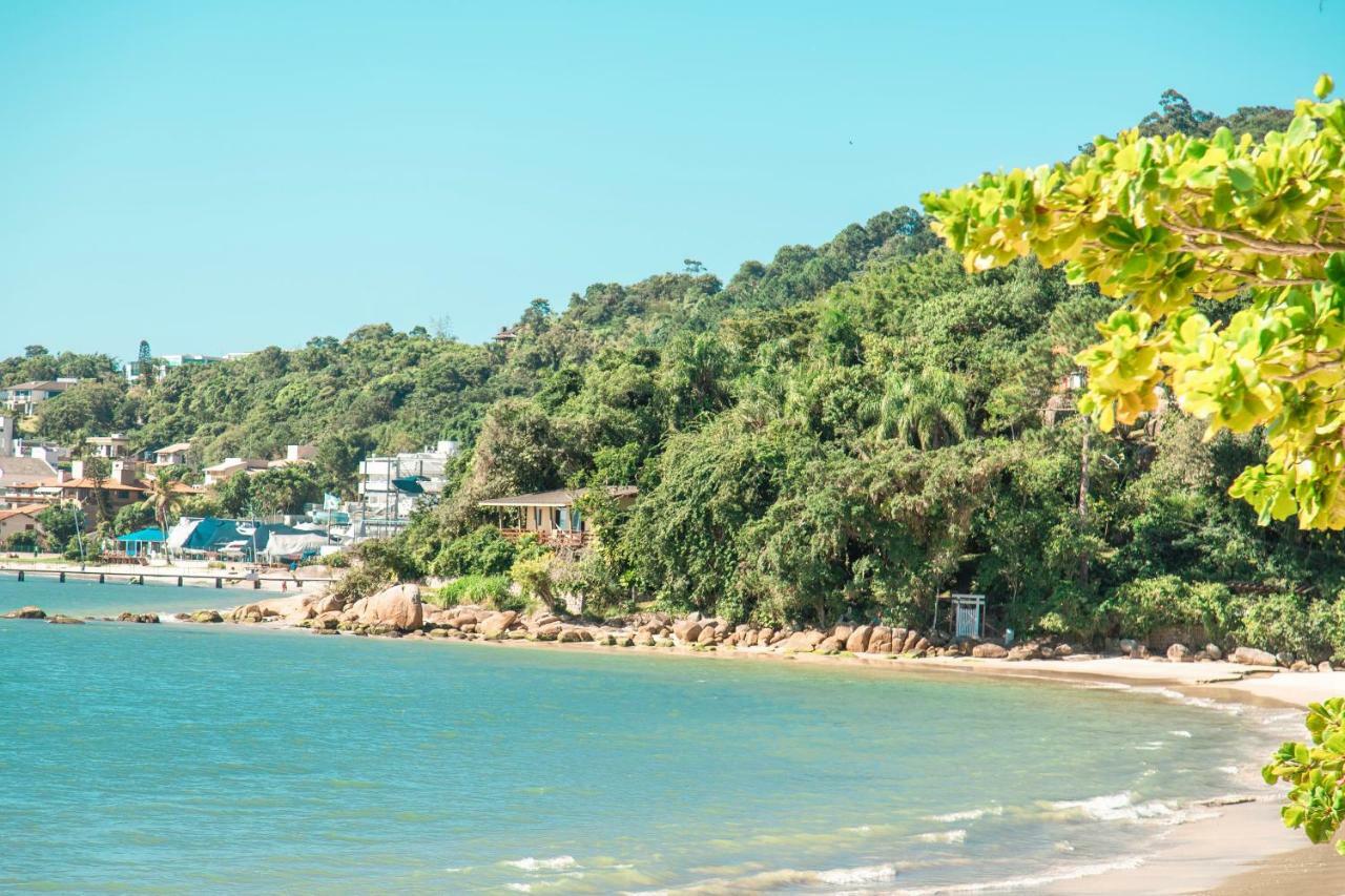 Mergulho No Mar De Jurere Com Vista Frontal Florianópolis Eksteriør billede
