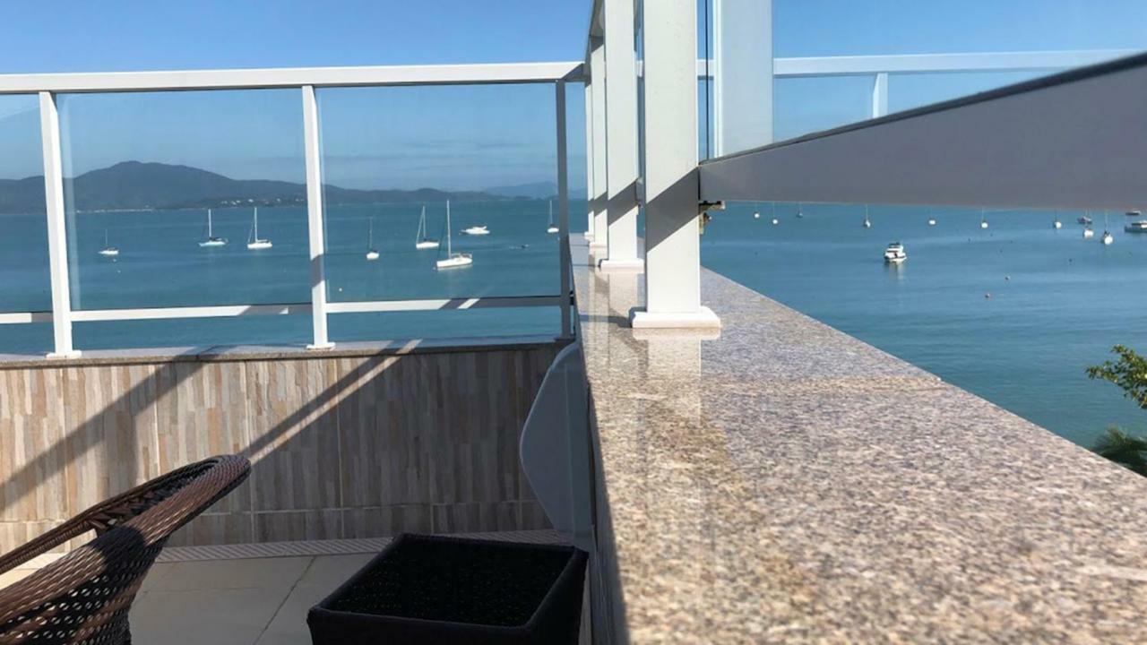 Mergulho No Mar De Jurere Com Vista Frontal Florianópolis Eksteriør billede