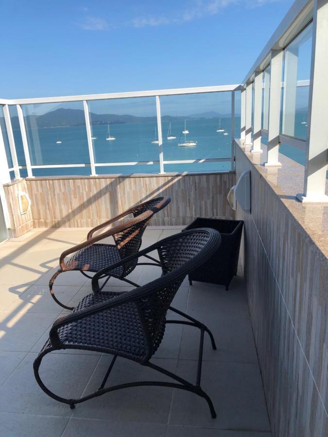 Mergulho No Mar De Jurere Com Vista Frontal Florianópolis Eksteriør billede